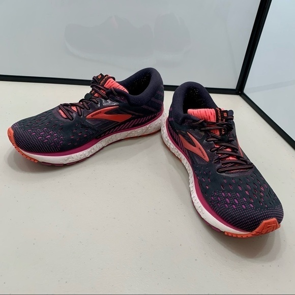 Brooks Shoes Adult Size 9.5 Black Purple Transcend 1202871B080 Running Women - Picture 4 of 7